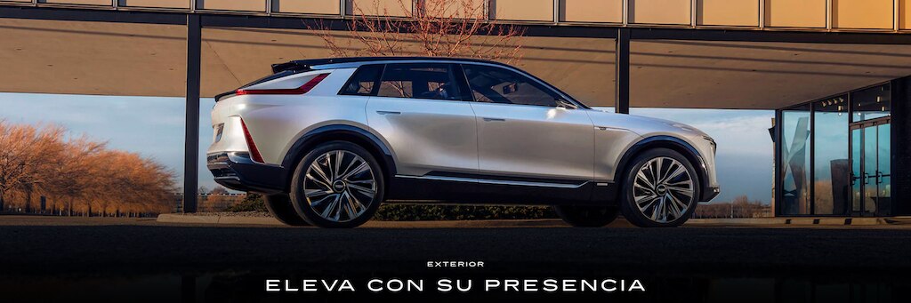 Futurista y lujoso diseño exterior de la nueva Cadillac Lyriq, camioneta eléctrica