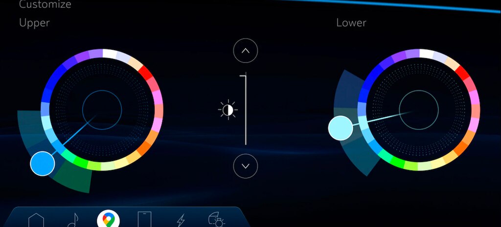 Espectro LED de 26 opciones de colores de iluminación ambiental en tu nueva Cadillac Lyriq