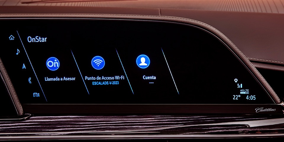 Asistencia OnStar en caso de emergencia en tu nueva Cadillac Escalade-V 2023, camioneta grande de lujo